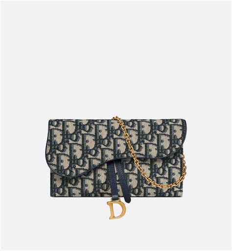 dior mini wallet on chain|long saddle wallet with chain.